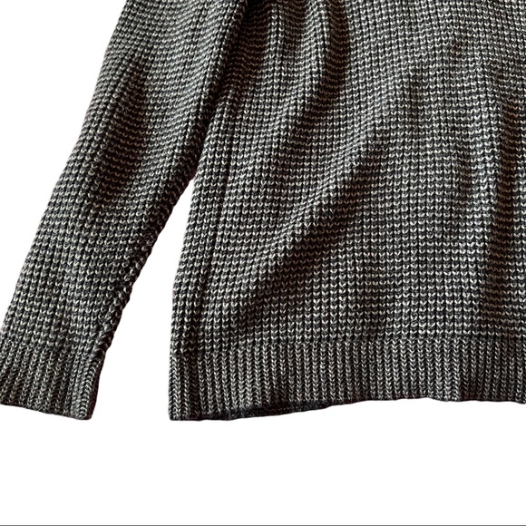 Hollister Gray Tones Hooded Cardigan Sweater size Large - Picture 4 of 8